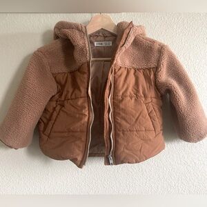 Burnt Orange Puffer Coat